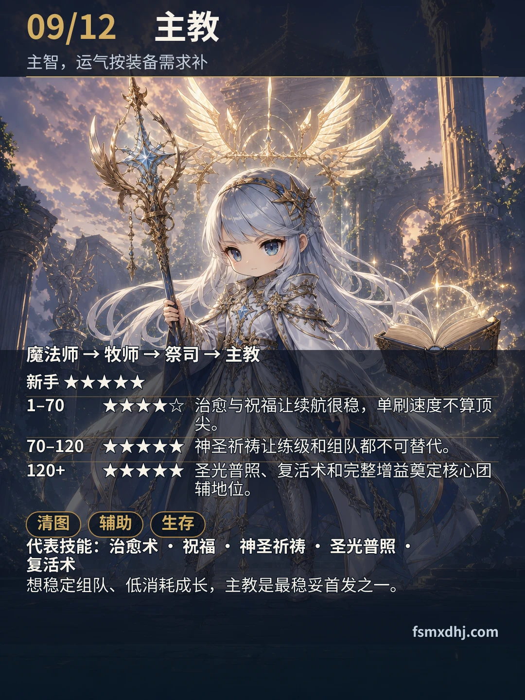 主教职业推荐卡